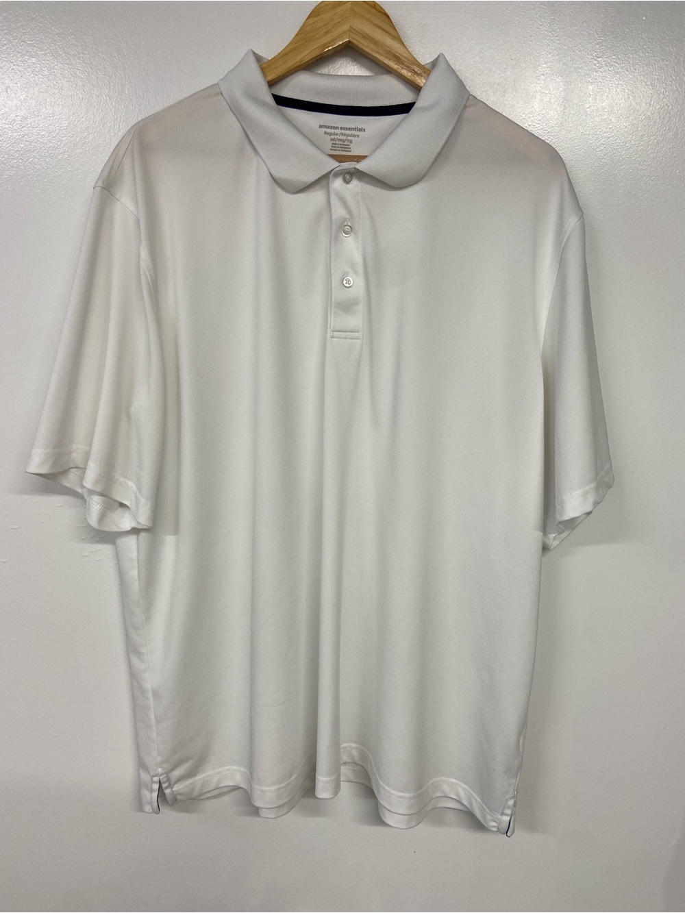 Amazon Essentials Men’s White Polo Shirt XXL